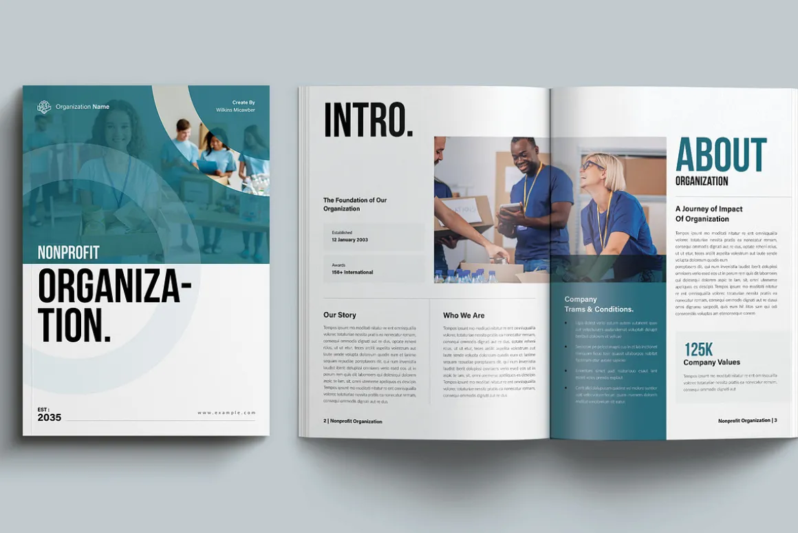 Nonprofit Charity Brochure Template