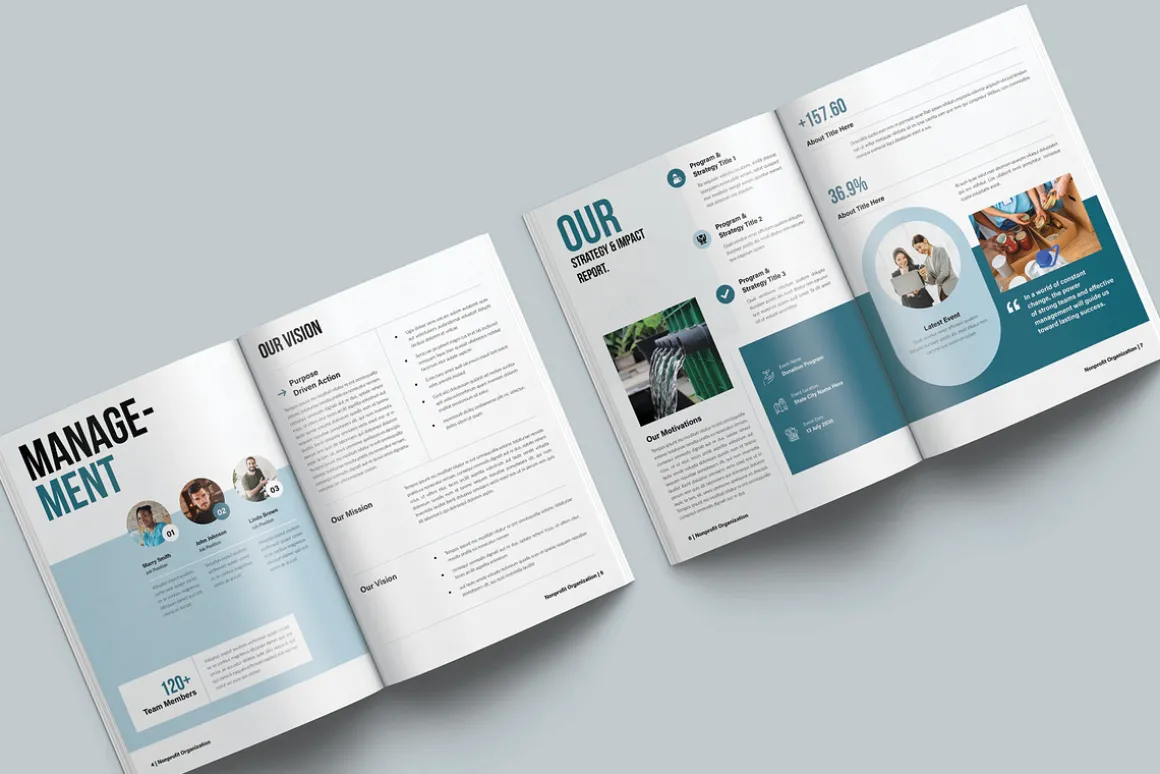 Nonprofit Charity Brochure Template