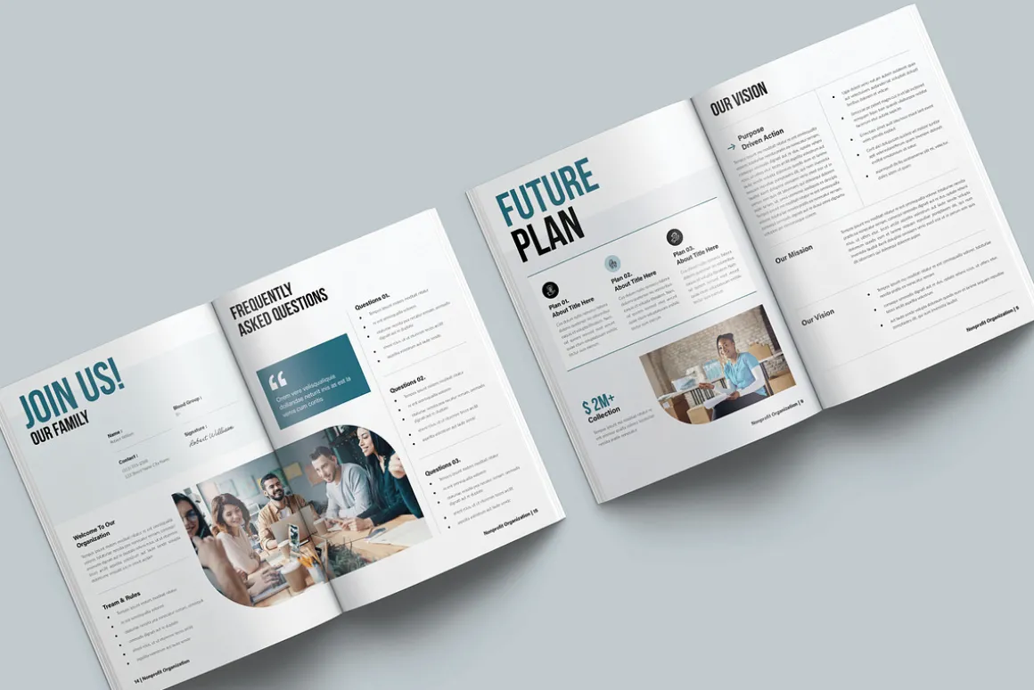Nonprofit Charity Brochure Template