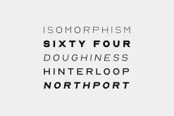 NORD - Minimal Display Font Family