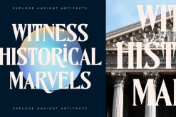 Norique Modern Display Typeface
