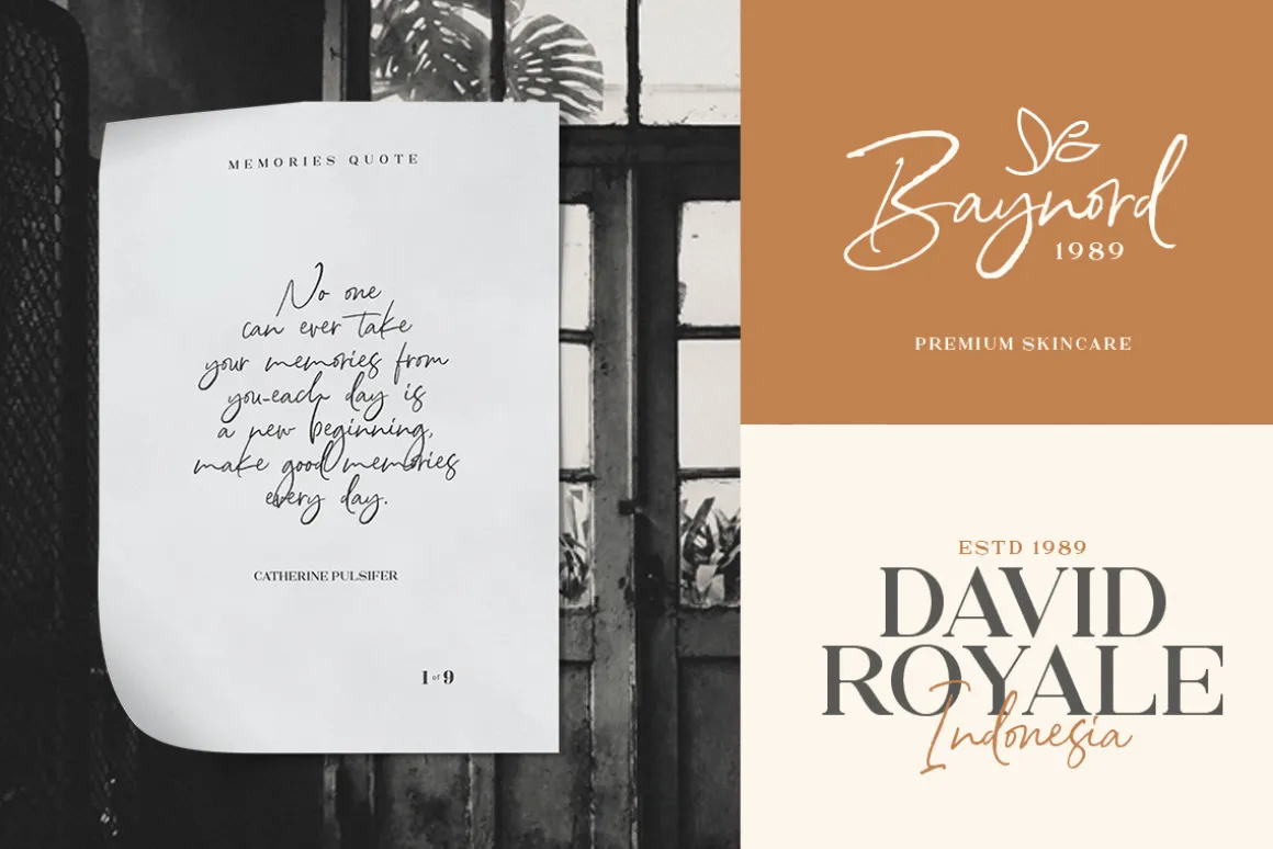 North Avellion - Script & Serif Duo