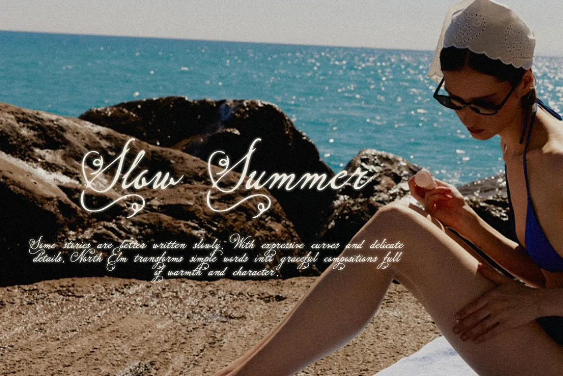 North Elm - Decorative Script Font