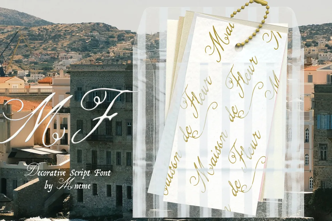 North Elm - Decorative Script Font