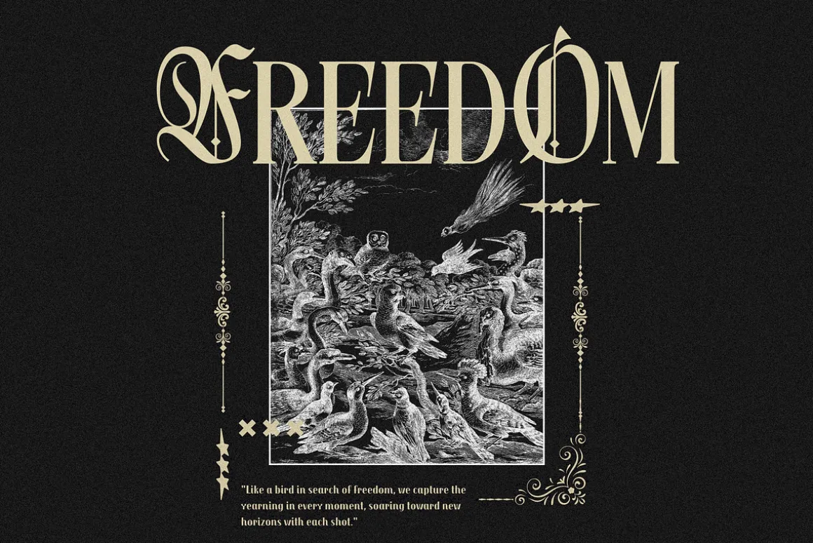 Northvale Blackletter Serif Font