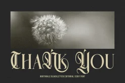 Northvale Blackletter Serif Font
