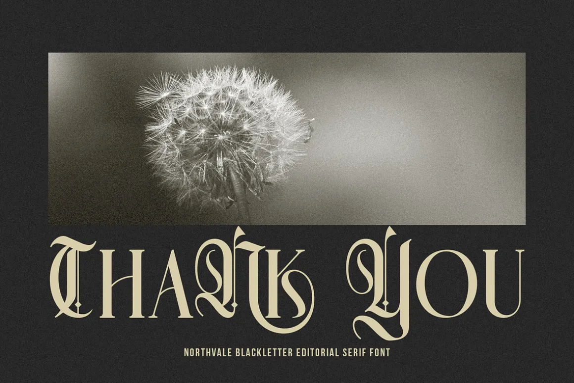 Northvale Blackletter Serif Font