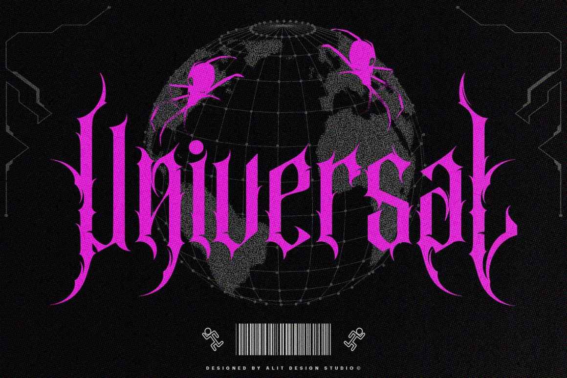 Nortnoh Metal Modern Typeface
