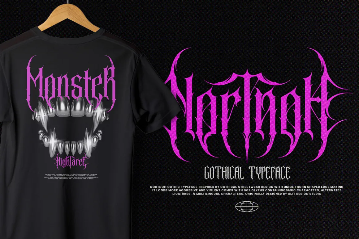 Nortnoh Metal Modern Typeface