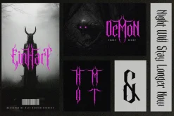 Nortnoh Metal Modern Typeface
