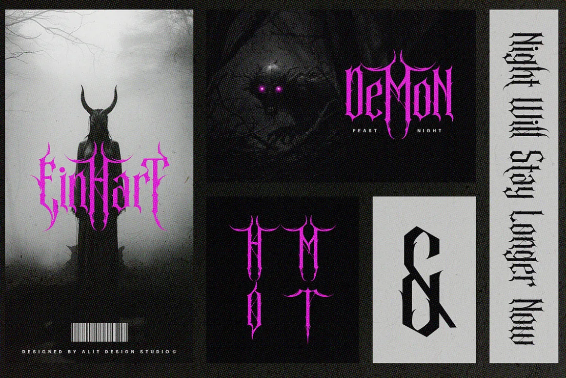 Nortnoh Metal Modern Typeface