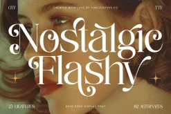 Nostalgic Flashy Modern Serif