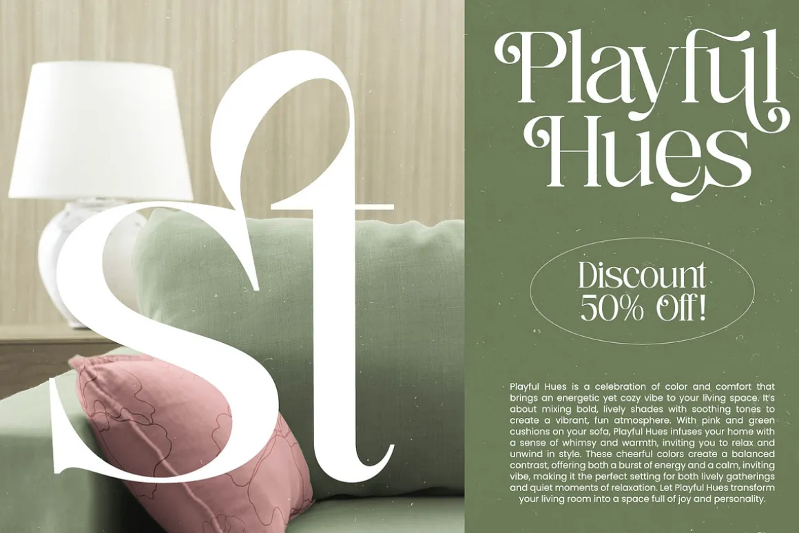 Nostalgic Flashy Modern Serif