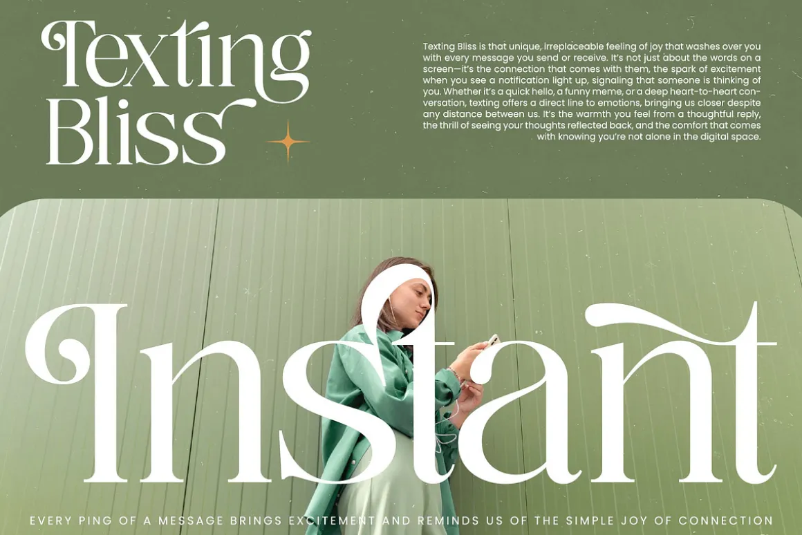 Nostalgic Flashy Modern Serif