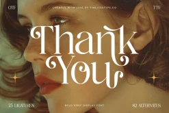 Nostalgic Flashy Modern Serif