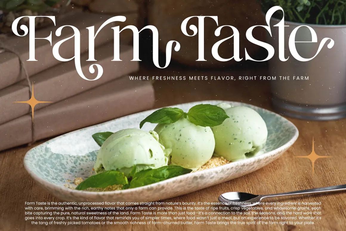 Nostalgic Flashy Modern Serif