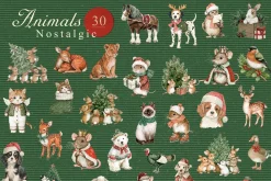 Nostalgic Christmas Illustrations