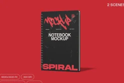 Notebook Mockup 2 Views