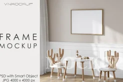 Nursery Frame Mockup PSD JPG