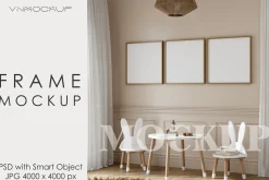 Nursery Frame Mockup PSD JPG