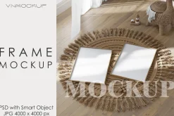 Nursery Frame Mockup PSD JPG