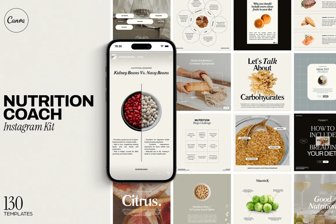Nutrition Coach Instagram Kit