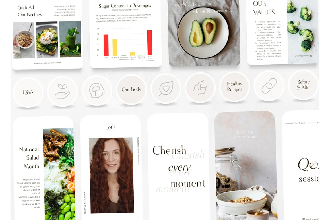 250 Nutrition Social Media BUDNLE