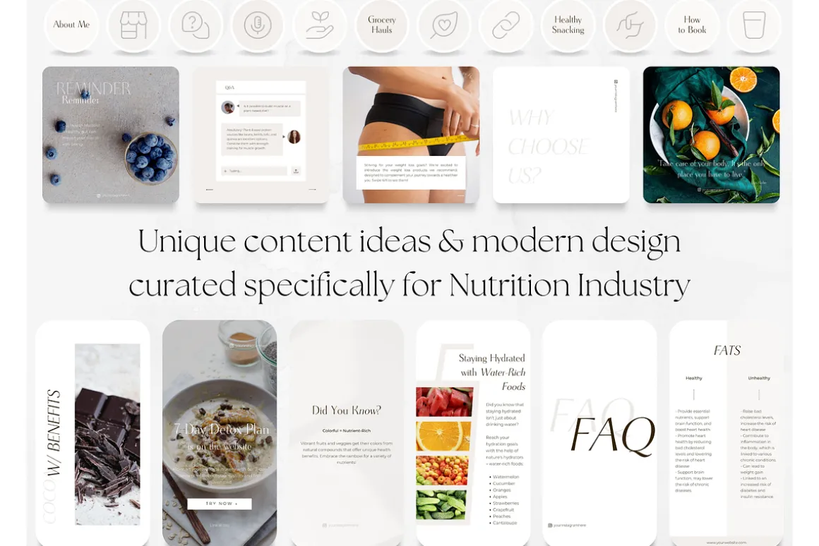 250 Nutrition Social Media BUDNLE