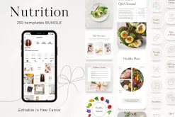 250 Nutrition Social Media BUDNLE