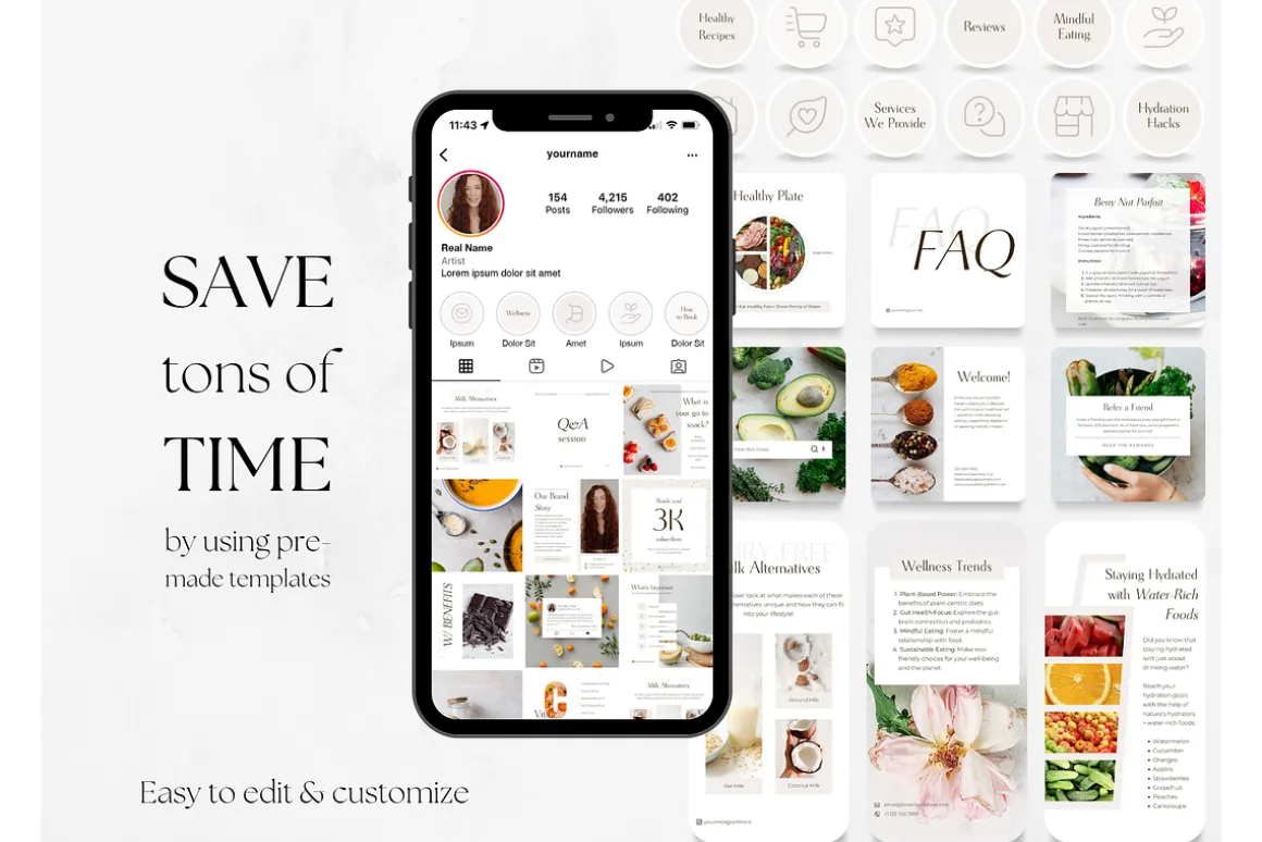 250 Nutrition Social Media BUDNLE