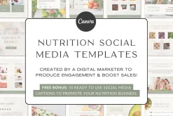 Nutrition Social Media Templates