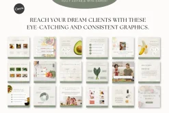 Nutrition Social Media Templates