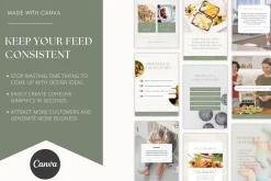 Nutrition Social Media Templates