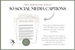 Nutrition Social Media Templates