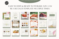 Nutrition Social Media Templates