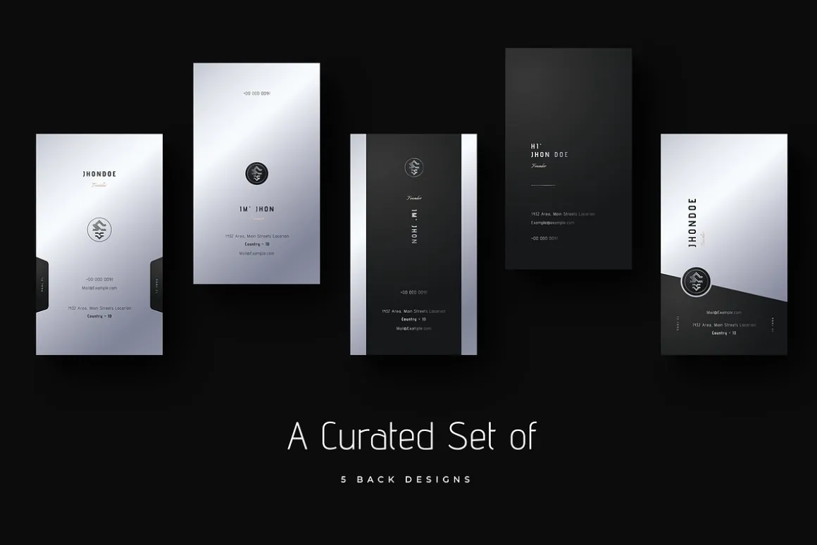 Obsidian - Stylish Business Cards