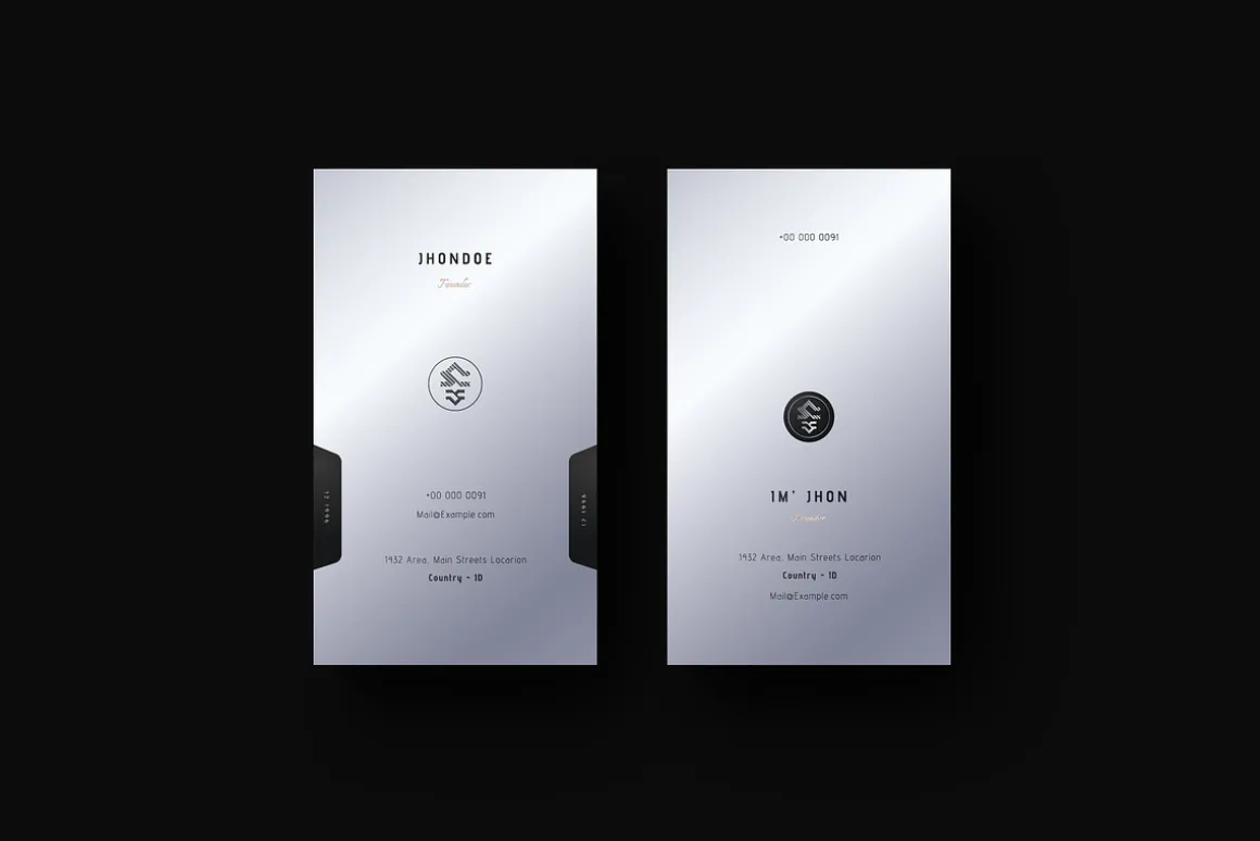 Obsidian - Stylish Business Cards