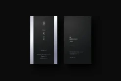 Obsidian - Stylish Business Cards