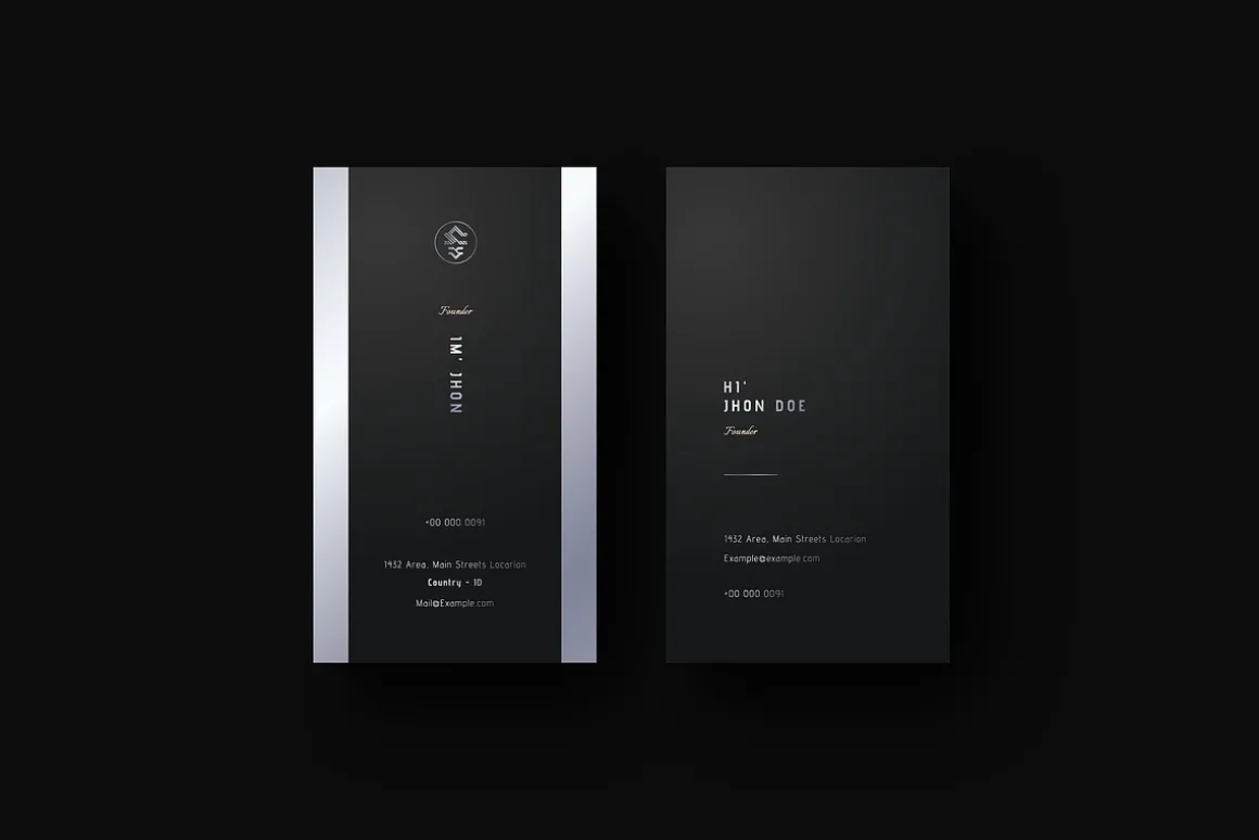 Obsidian - Stylish Business Cards