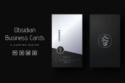 Obsidian - Stylish Business Cards