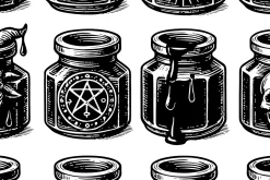 Occult Magic Potion Jar Set