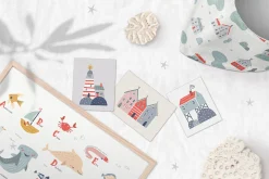 Ocean Life. Nautical Illustrations.