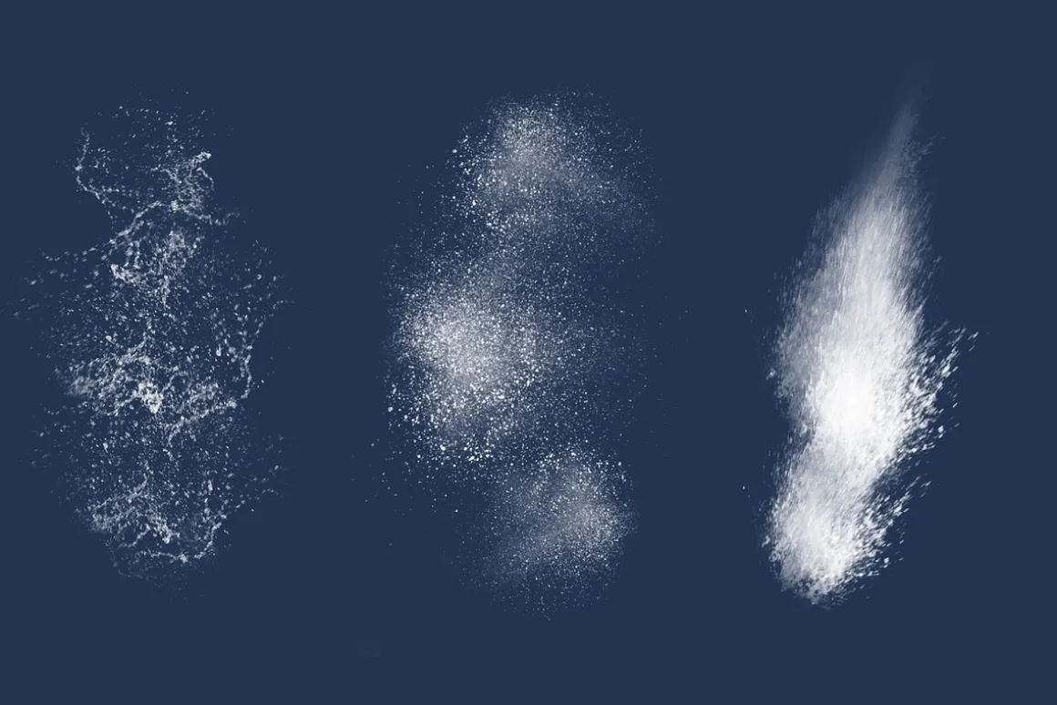Ocean waves brush set
