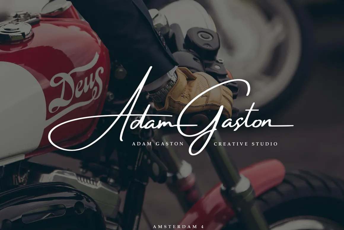 50% OFF ! Amsterdam 9 Elegant Font
