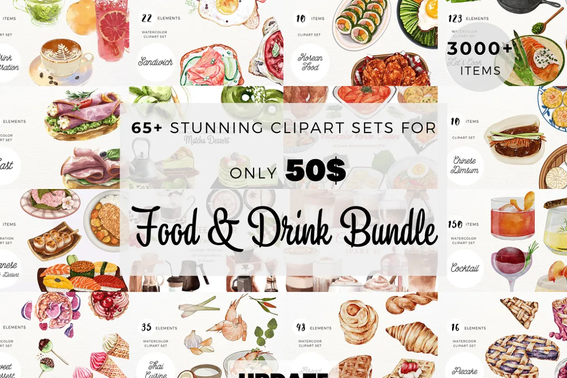 50% OFF | FOOD BUNDLE: 65 in 1