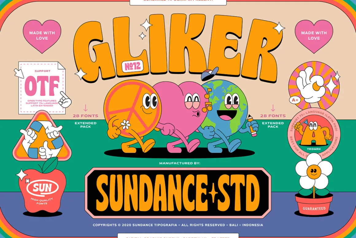 50% Off Gliker Font Family
