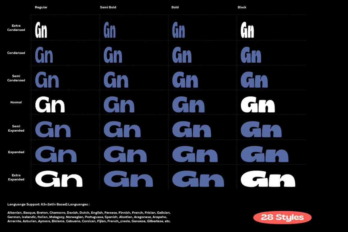 50% Off Gliker Font Family