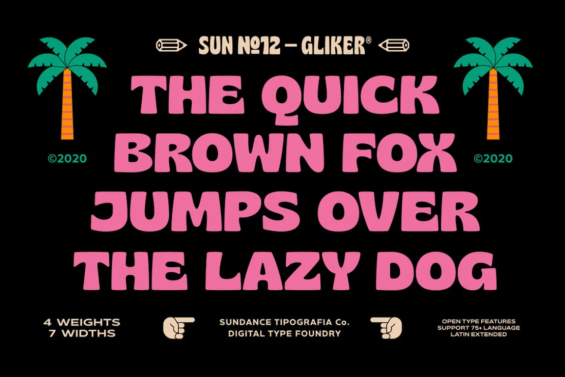 50% Off Gliker Font Family