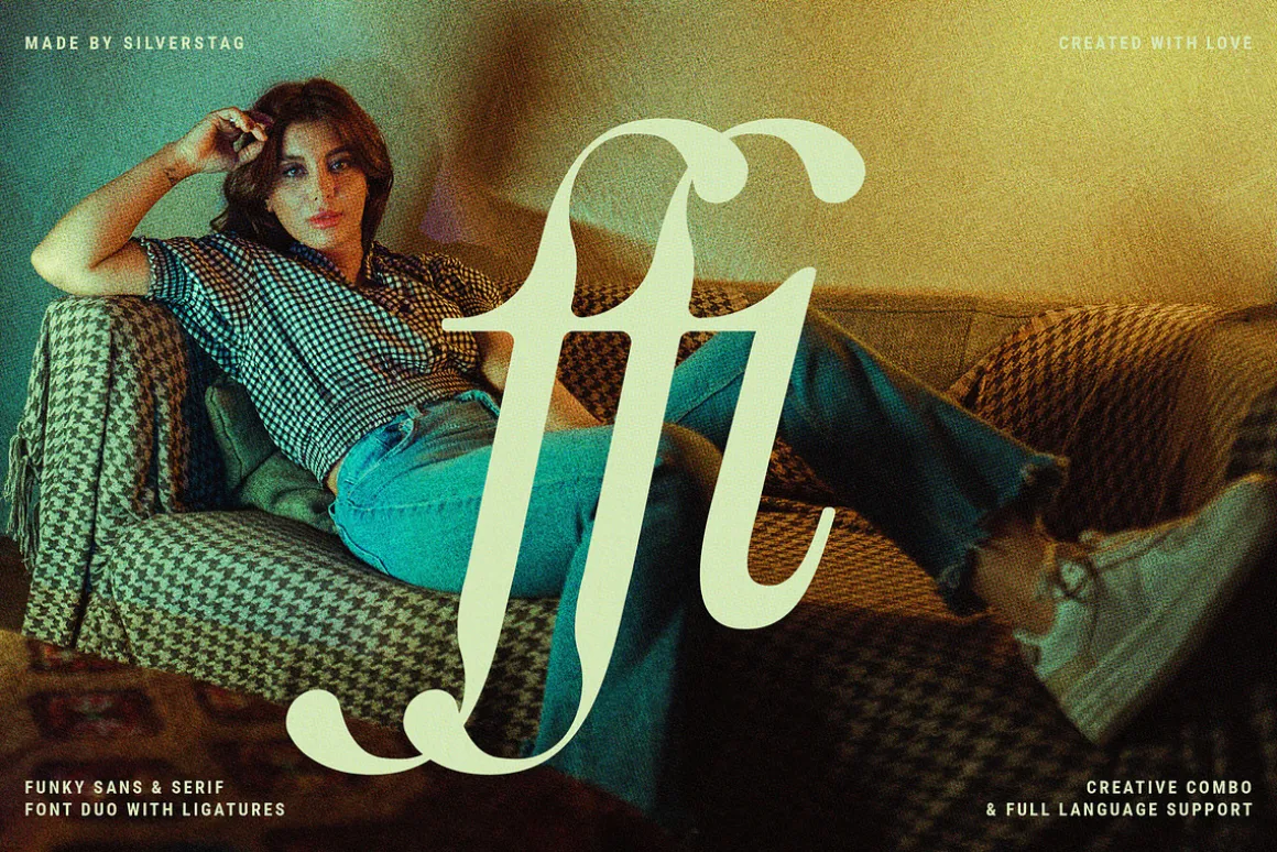Officially Funky - Modern Font Duo