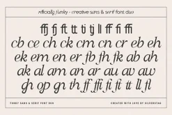 Officially Funky - Modern Font Duo